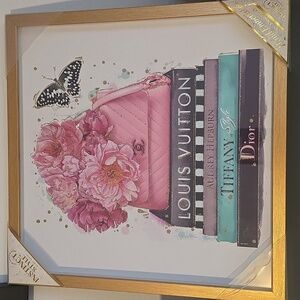 INSTINCT STYLE NEW Hand Emblemished Framed Wall Art